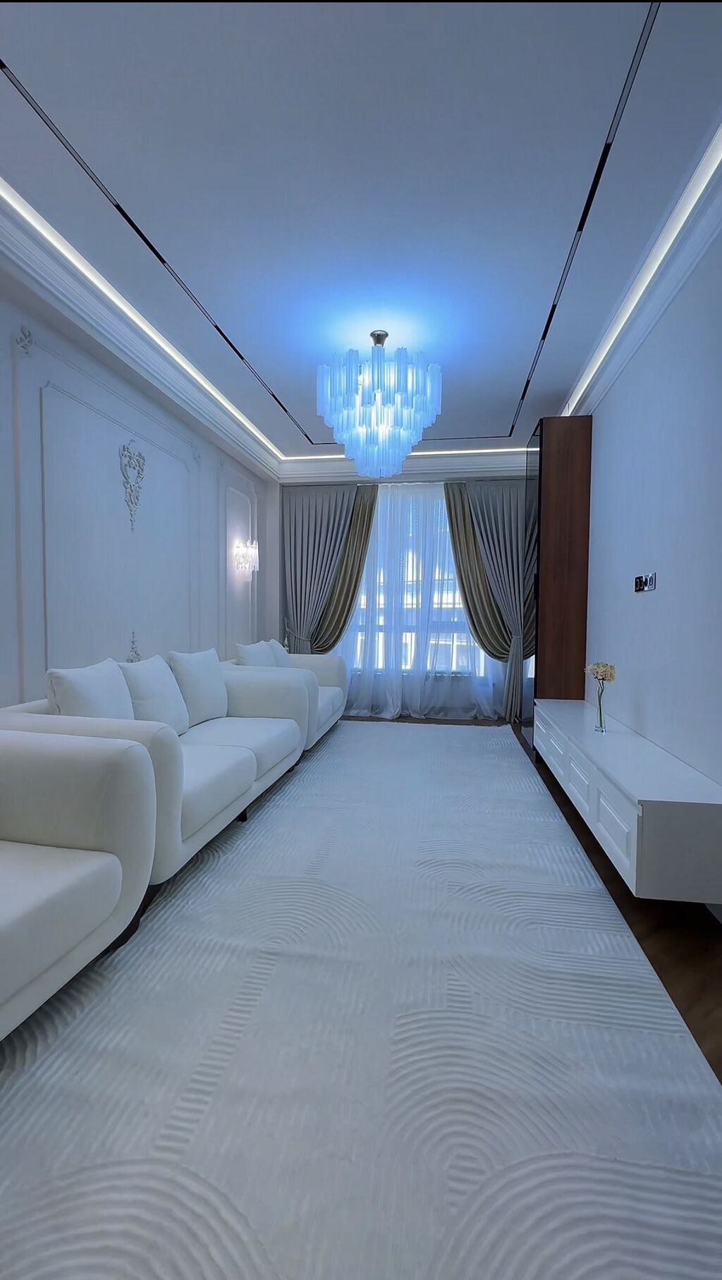 3 комнаты, 116 м², Асанбай мкр Элитка, 14 этаж, Дизайнерский ремонт: фото 3