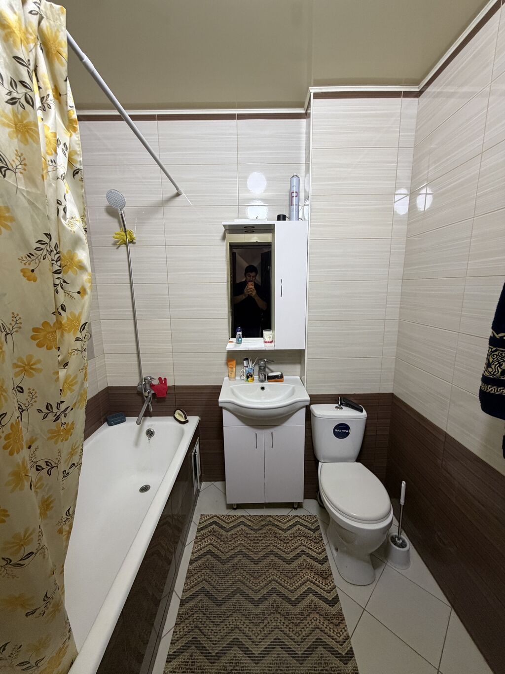 2 комнаты, 67 м², Душанбинка 8 этаж, Евроремонт: фото 5