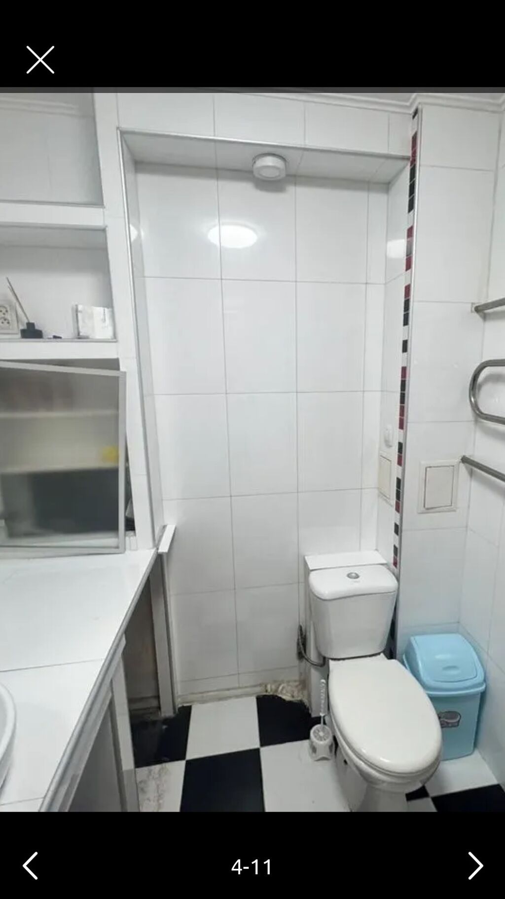 3 комнаты, 58 м², Центральная мечеть 104 серия, 4 этаж, Косметический ремонт: фото 7