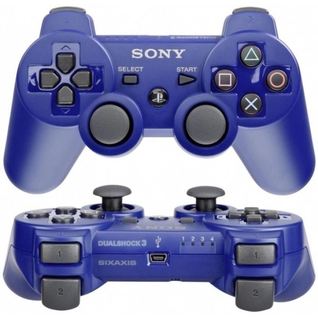 Синяя playstation. Джойстик ps3 Dualshock. Sony Dualshock 3. Джойстик Sony ps3. Геймпад сони дуалшок 3.