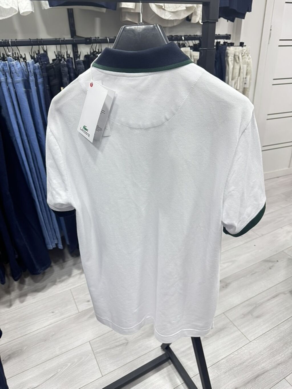 Мужская рубашка, S, M, L, Lacoste, Новый, цвет - Белый, Самовывоз: фото 4