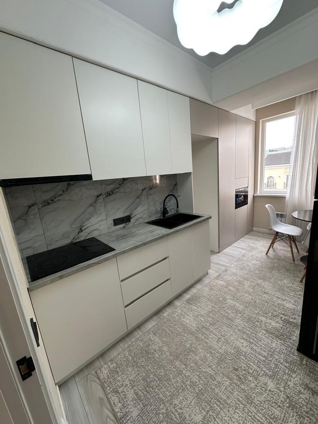 2 комнаты, 55 м², Асанбай мкр Элитка, 13 этаж, Дизайнерский ремонт: фото 6