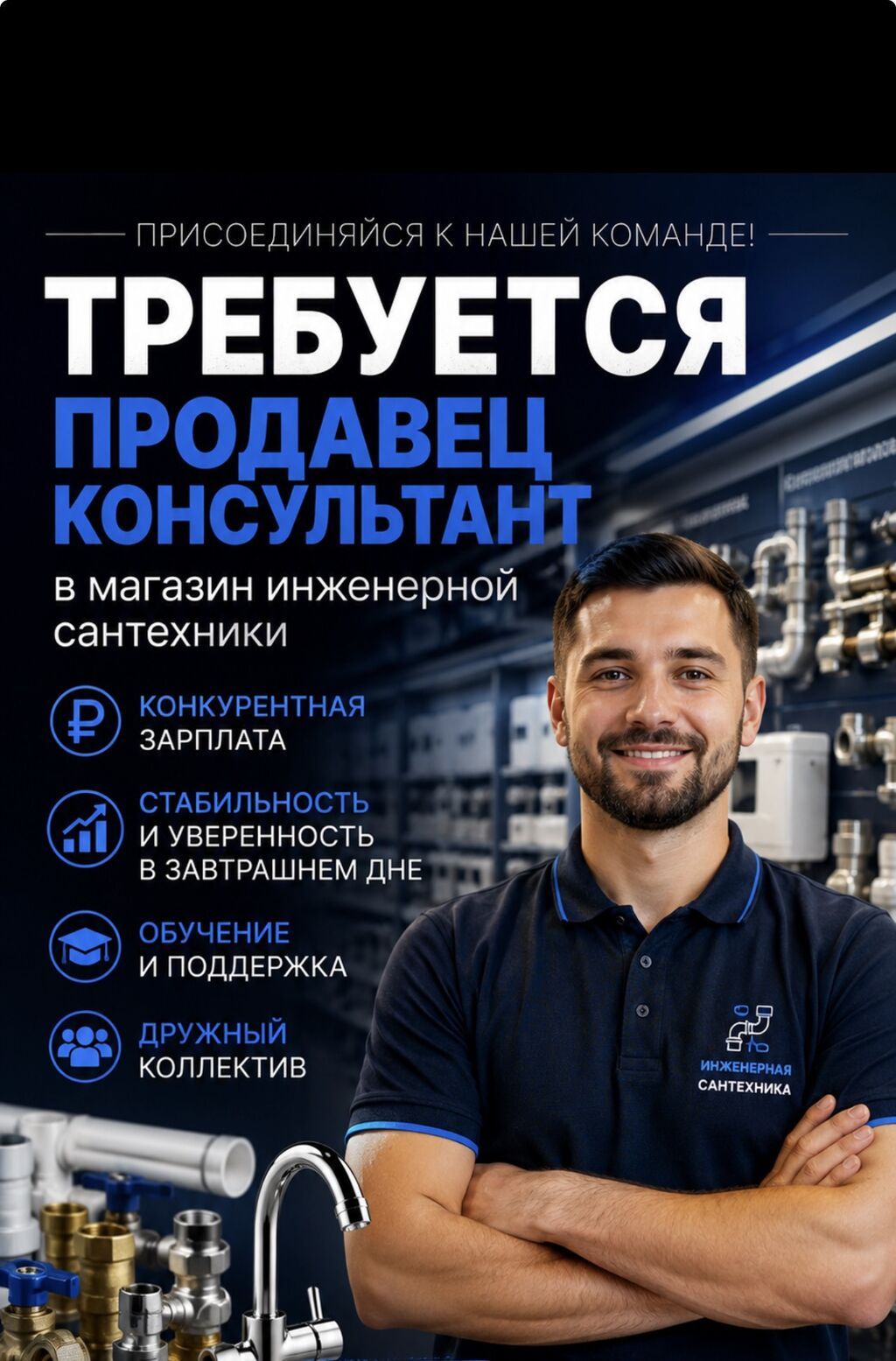 Требуется Продавец-консультант График: Шестидневка, Обучение, Полный рабочий день: фото 4