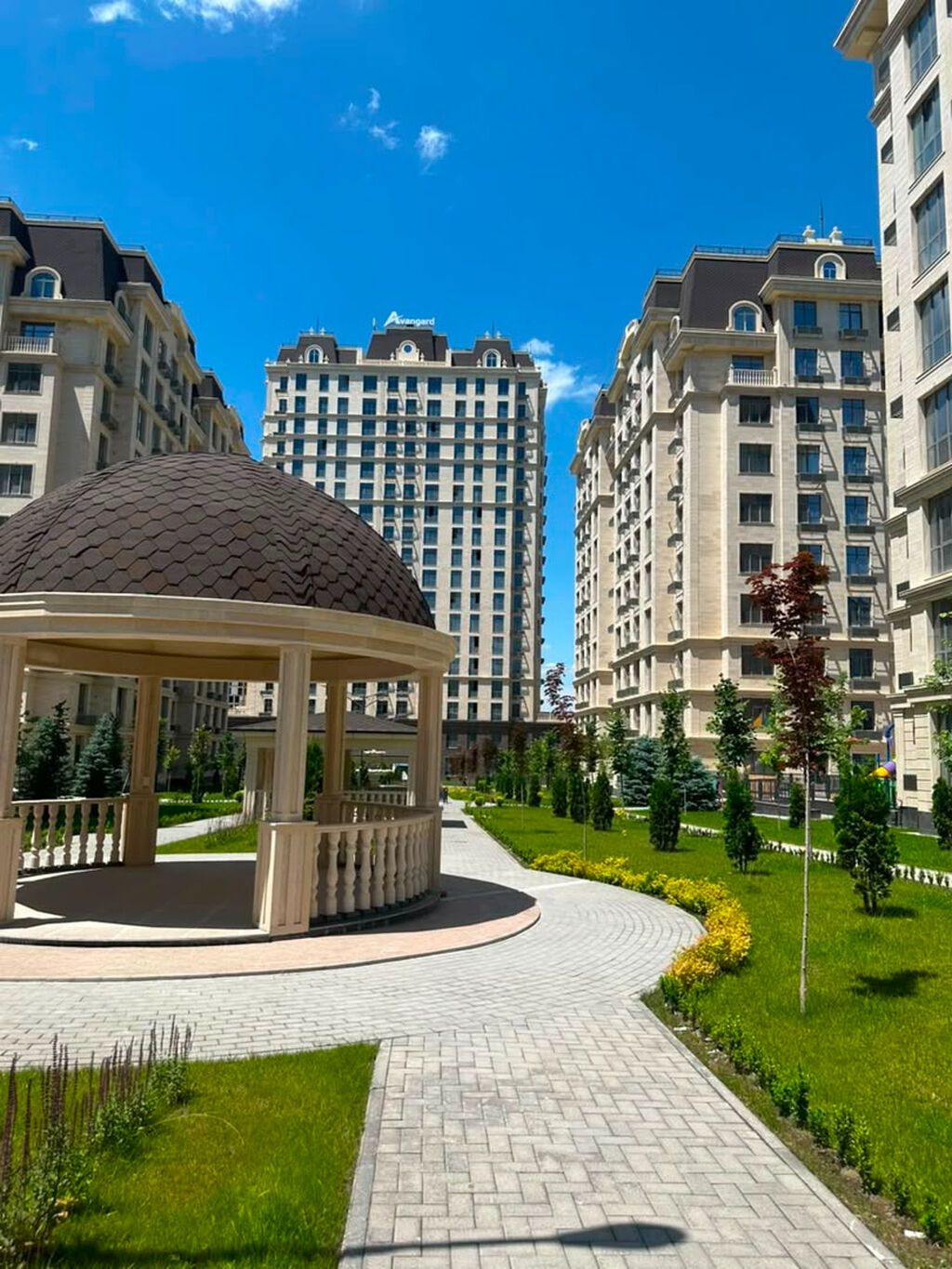 2 комнаты, 82 м², Асанбай мкр Элитка, 4 этаж, ПСО (под самоотделку): фото 1