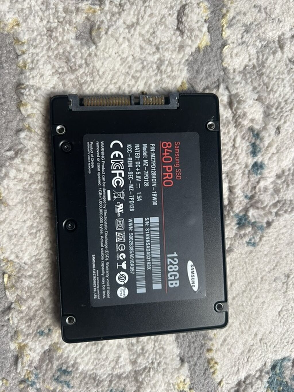 Накопитель для ПК, Б/у, Samsung, SSD, 128 ГБ, 2.5", Для ПК — фото 2