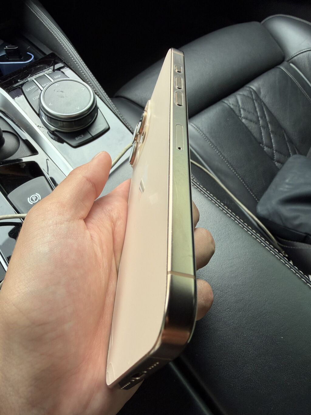 IPhone 16 Pro Max, Б/у, 512 ГБ, Desert Titanium, Защитное стекло, 92 % — фото 3