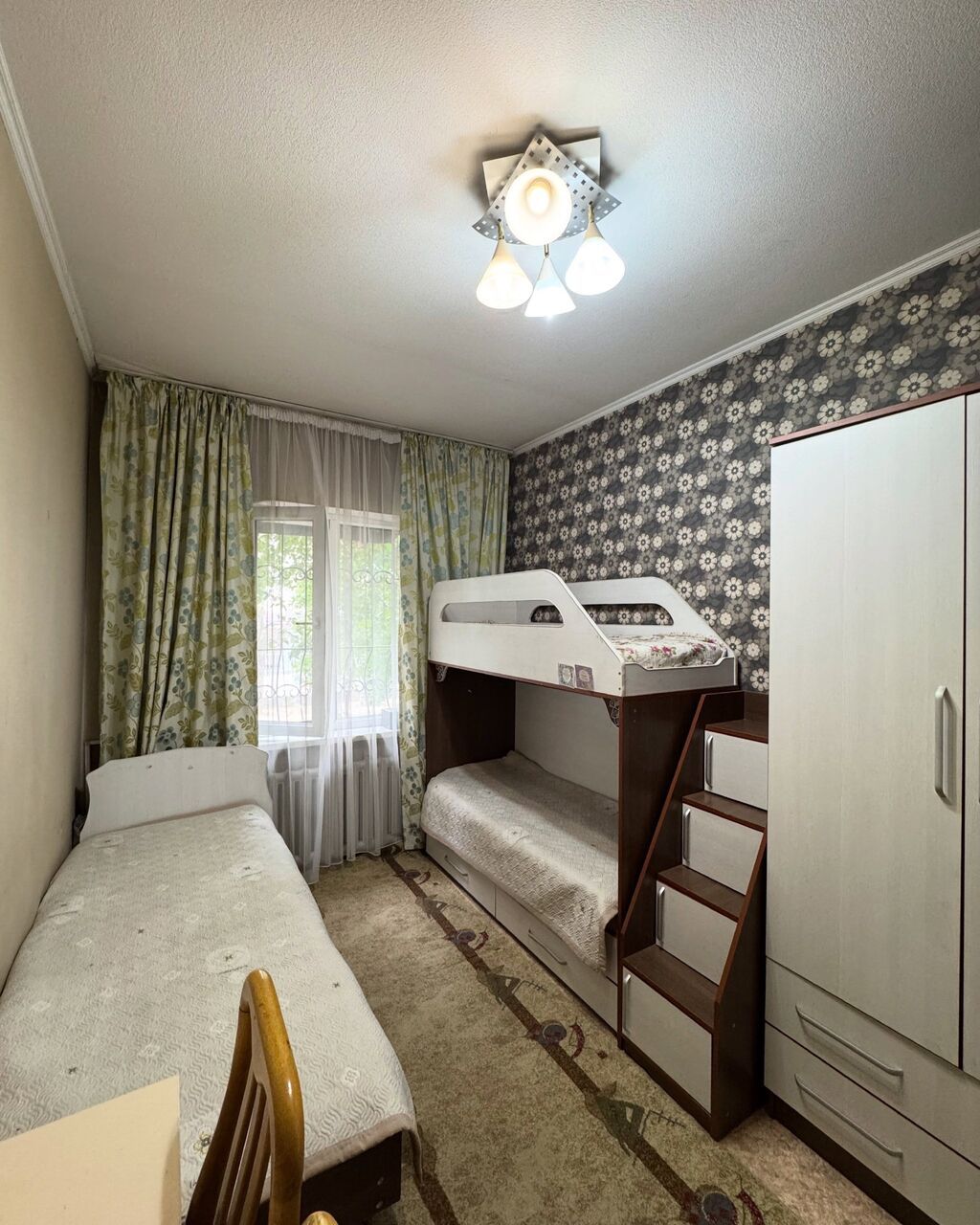 3 комнаты, 63 м², Аламедин-1 мкр 105 серия, 1 этаж, Евроремонт: фото 6