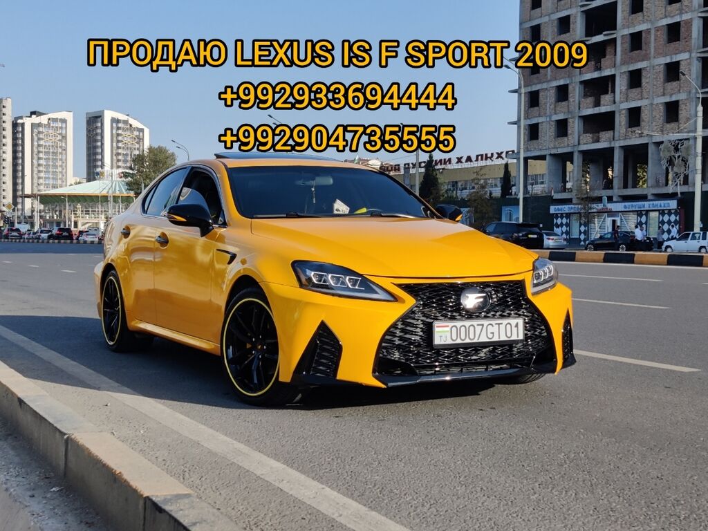 🚘 Модель: Lexus is 2009 F: 1 TJS ➤ Lexus | Душанбе | 63740203 ᐈ lalafo.tj