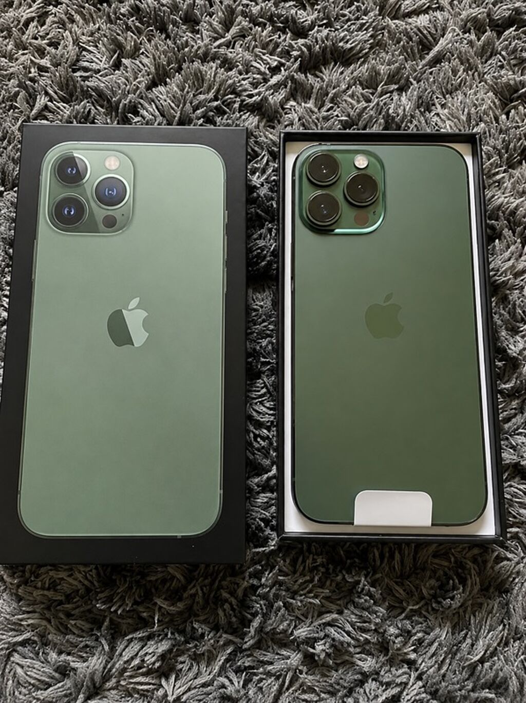 IPhone 13 Pro, Б/у, 256 ГБ, Alpine Green, Коробка, 81 %: фото 1