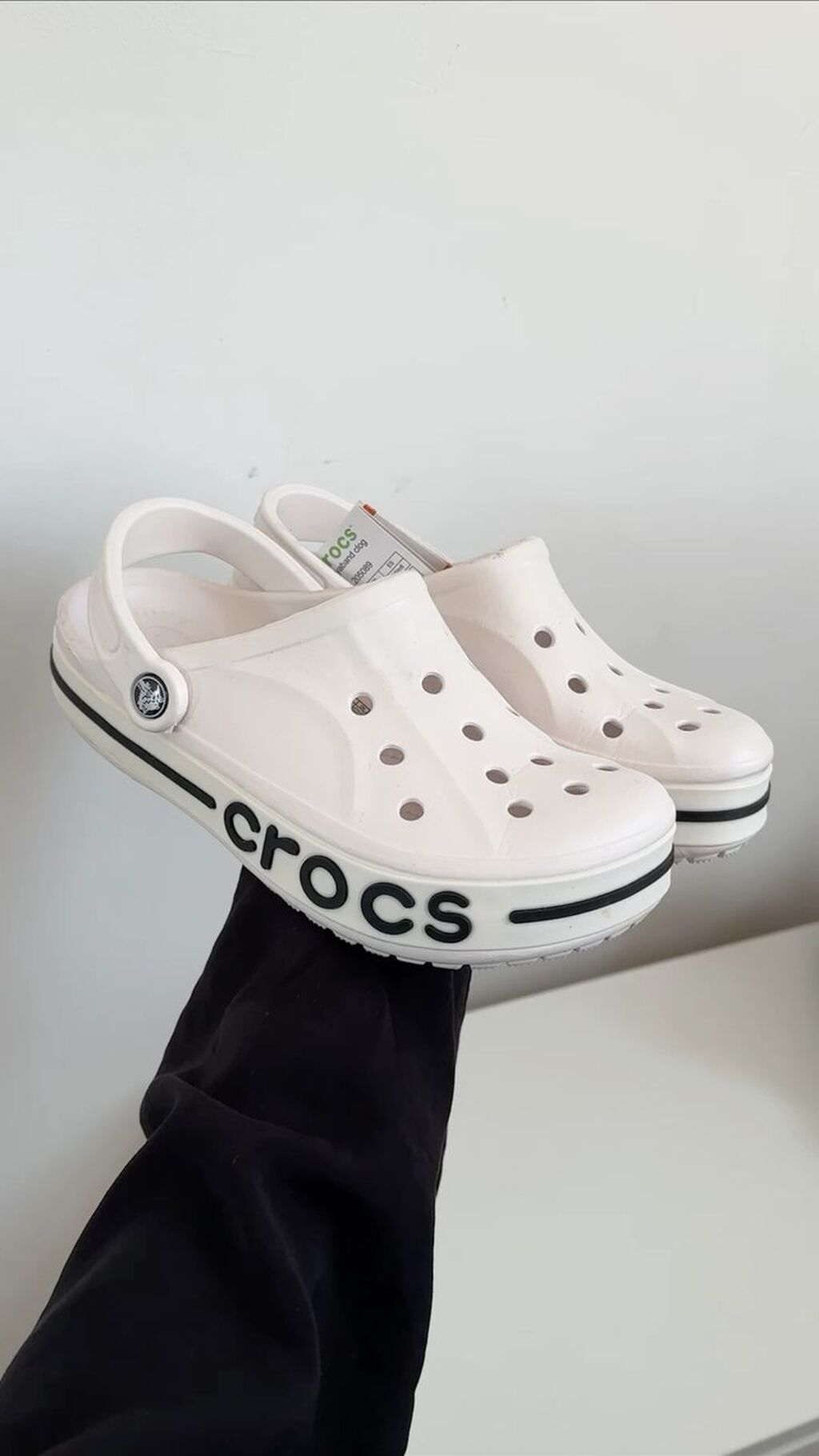 Сабо, 40, Crocs, Новый, цвет - Белый, Самовывоз: фото 3
