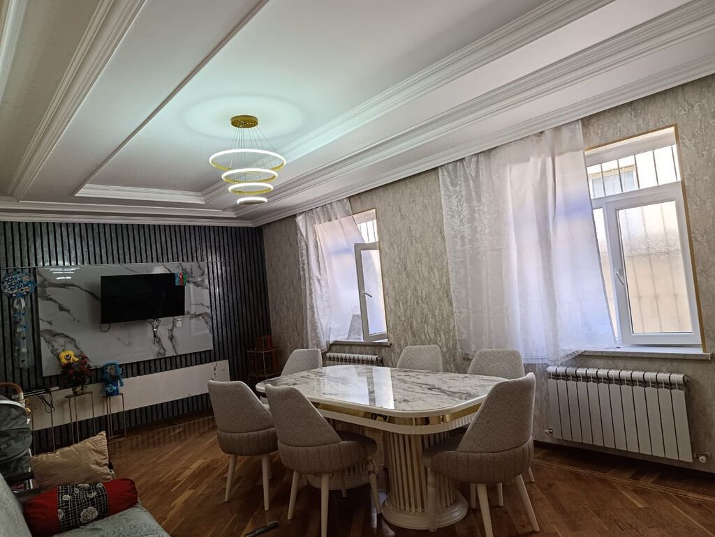 3 otaqlı, 100 kv. m, Kredit yoxdur, Yeni təmirli