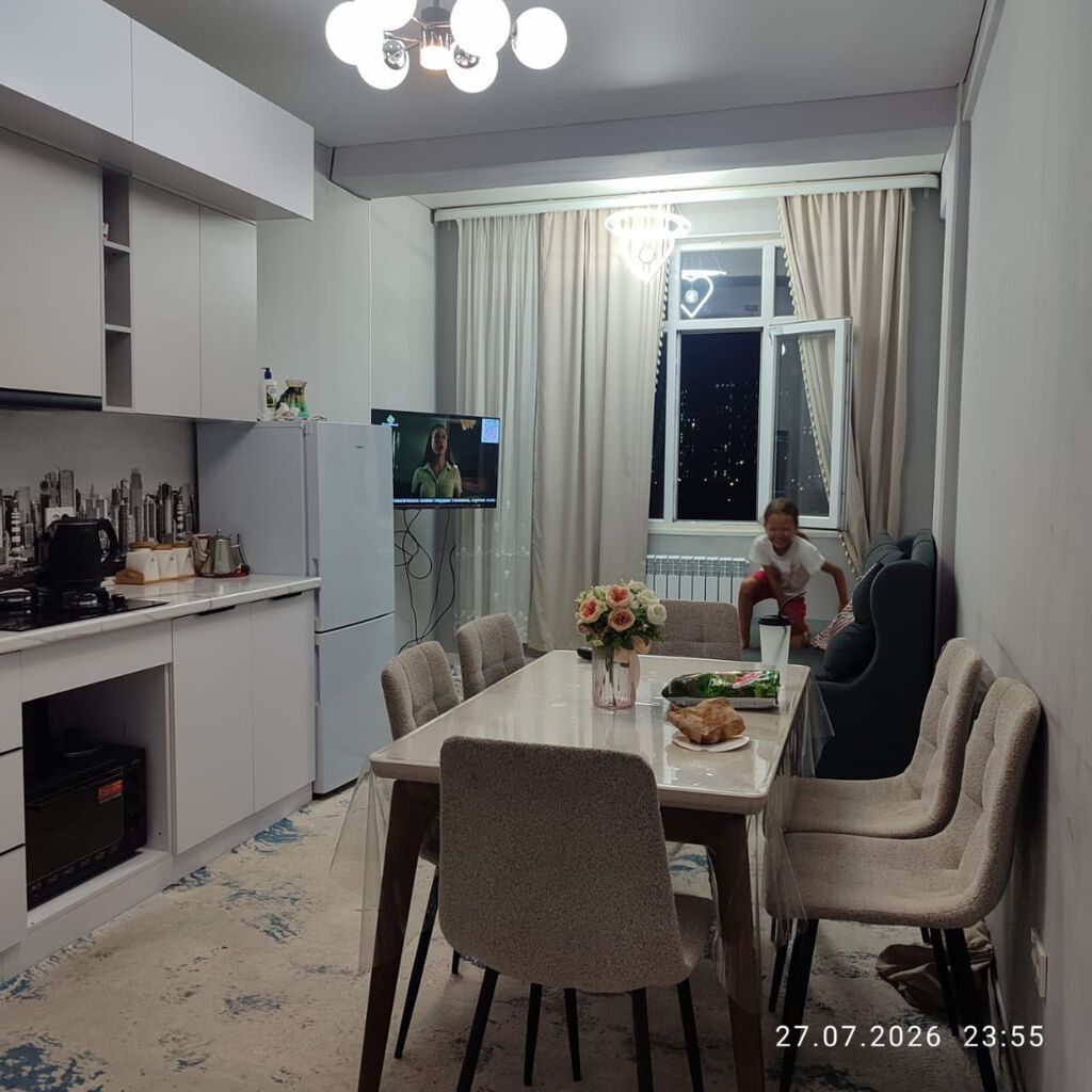 1 комната, 48 м², Пишпек Элитка, 9 этаж, Евроремонт: фото 5