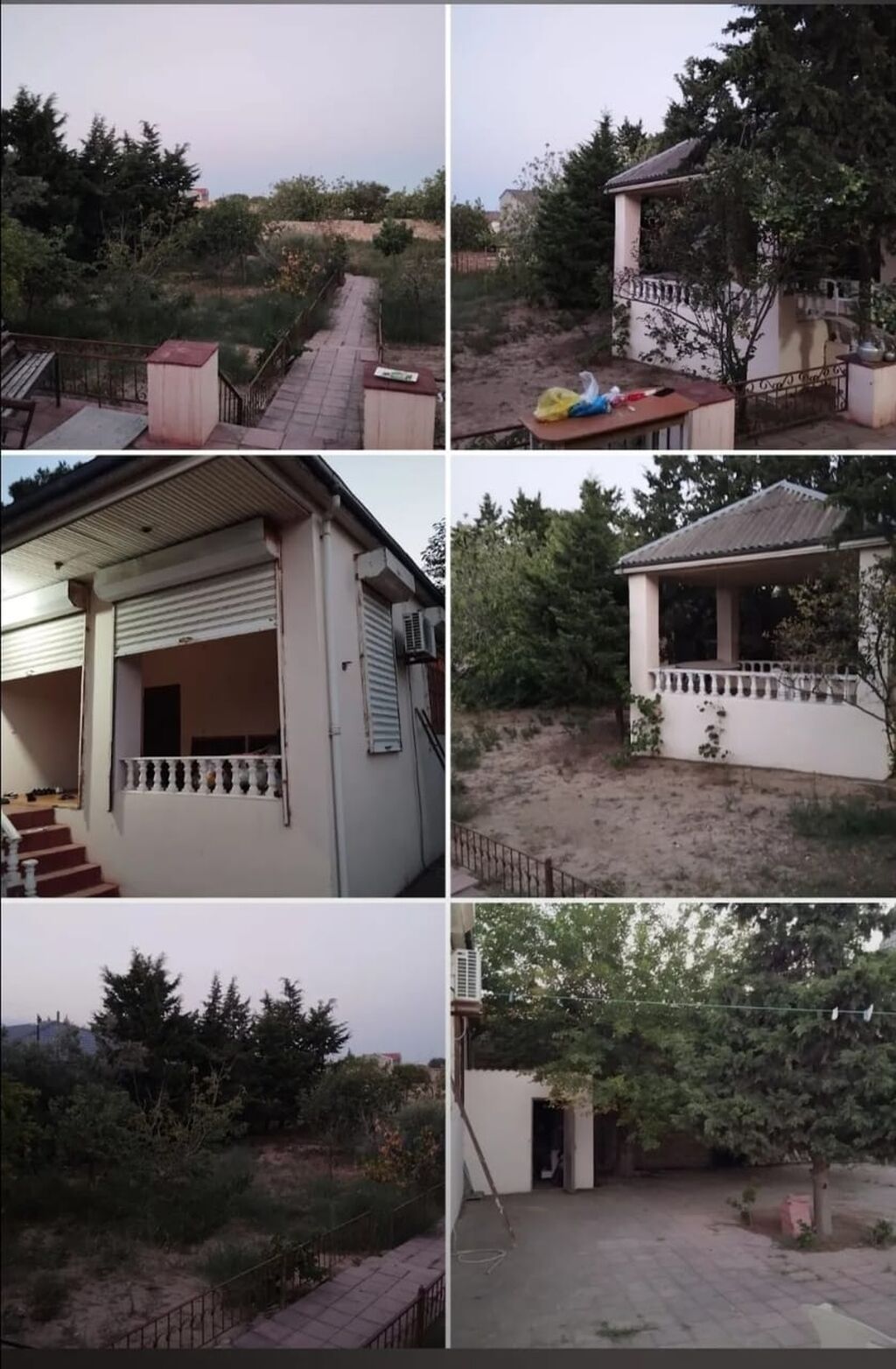 Satılır: həyət evi və torpaq sahəsi - Geniş zal: böyük pəncərələr