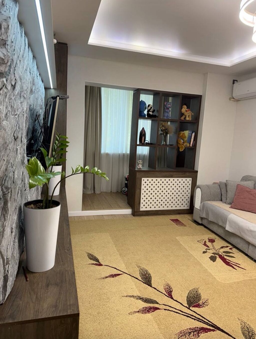 3 комнаты, 63 м², Средний Джал 106 серия, 1 этаж, Свежий ремонт: фото 5