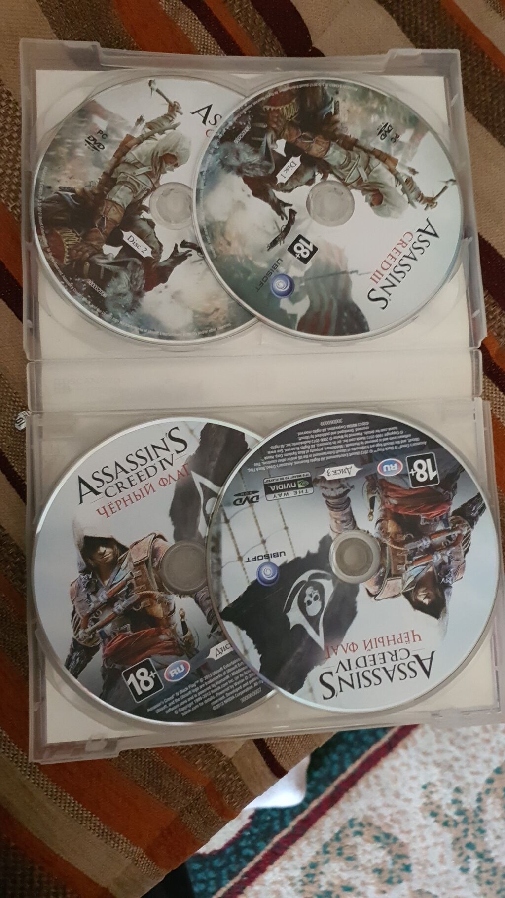 Коллекция игры на ПК Ассасин 6 дисков + DVD. assassins