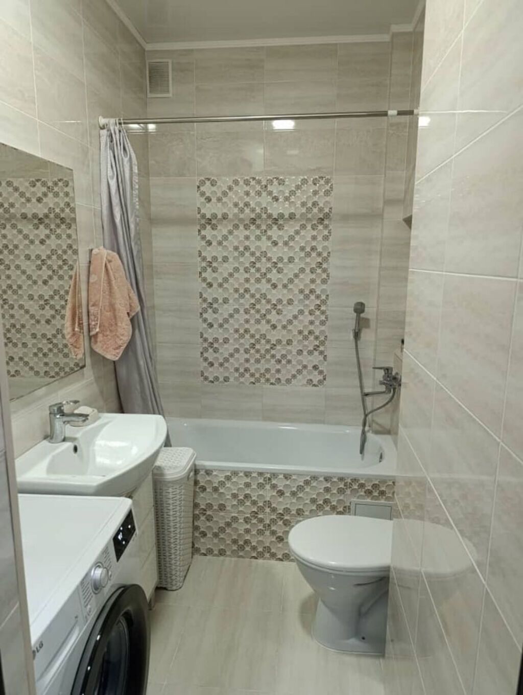 2 комнаты, 54 м², Ак-Кеме (старый аэропорт) Элитка, 8 этаж, Евроремонт: фото 7
