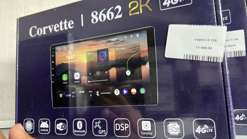 Новый, Нестандартный, 9 ", Apple Carplay, Android Auto, 4 ГБ ОЗУ, 64 Гб ПЗУ: фото 4
