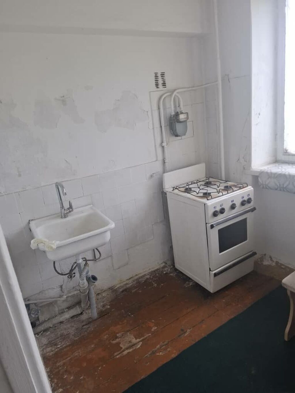 2 комнаты, 42 м², Таш-Рабат ТРЦ Индивидуалка, 4 этаж, Требуется ремонт: фото 7