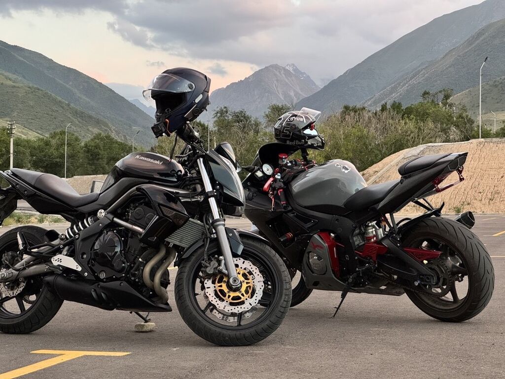 Kawasaki ER-6n, городской нейкед в классическом черном цвете: фото 8