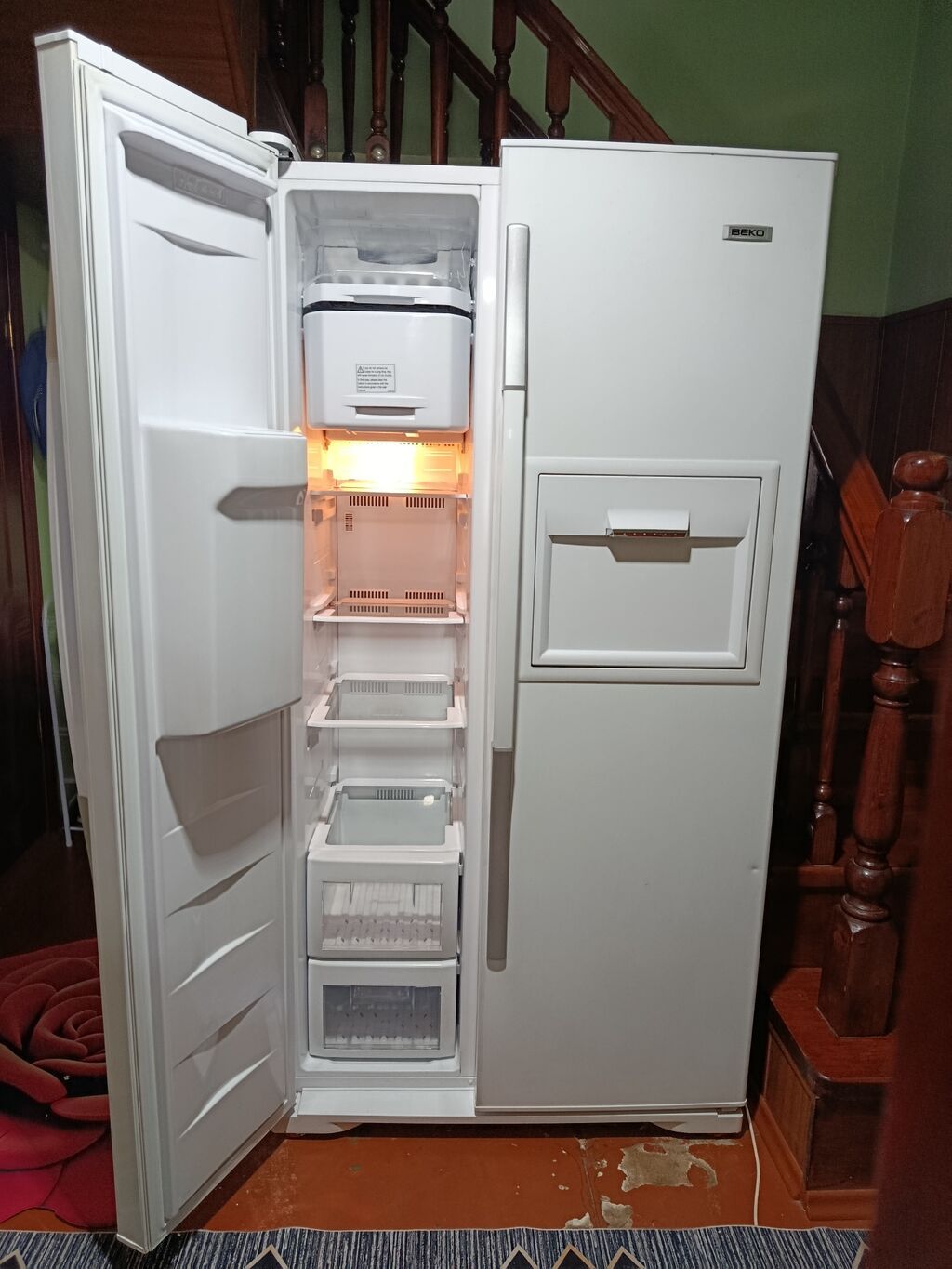 Холодильник Beko, Б/у, Side-By-Side (двухдверный), No frost, 95 * 180 * 70 — фото 5