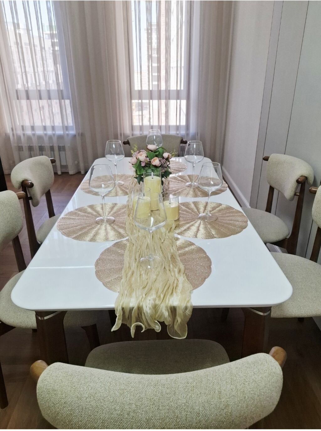 3 комнаты, 105 м², Асанбай мкр Элитка, 9 этаж, Свежий ремонт: фото 6