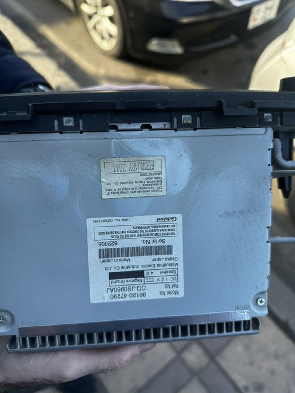 Штатная магнитола Toyota (CD/AM-SAT/FM, AUX) Prius 30 (2011 ) до рест: фото 2