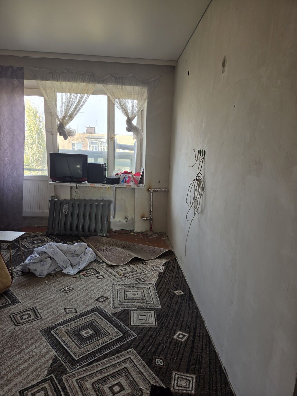 2 комнаты, 45 м², Пишпек Индивидуалка, 5 этаж, Требуется ремонт: фото 7