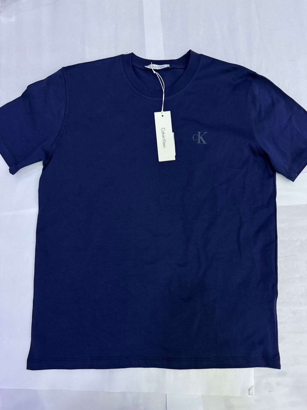 Мужская футболка, 2XL, S, M, Calvin Klein, Новый, цвет - Синий, Самовывоз: фото 2