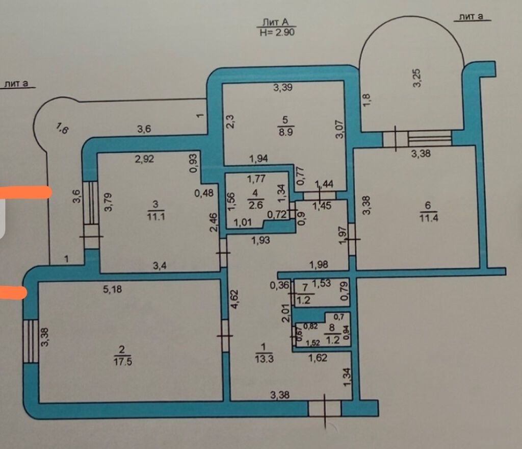 3 комнаты, 79 м², Цум Индивидуалка, 10 этаж: фото 2