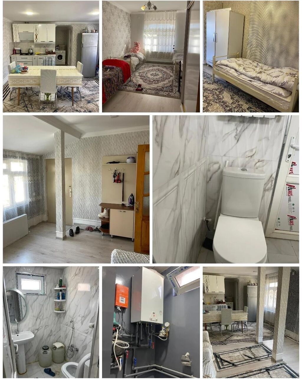 İcarəyə verilir: mebellə təchiz edilmiş 2 otaqlı həyət evi - Plan
