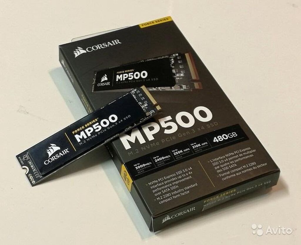 Продаю новый SSD CORSAIR MP 500: Договорная Жесткие диски, переносные ...