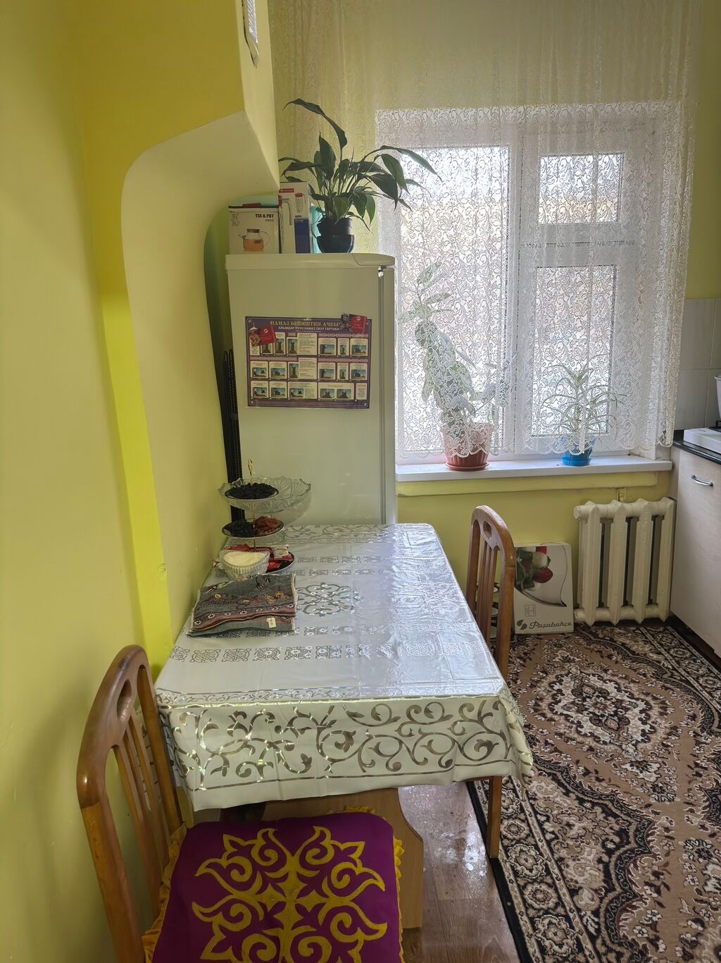 3 комнаты, 58 м², 105 серия, 1 этаж, Косметический ремонт: фото 2