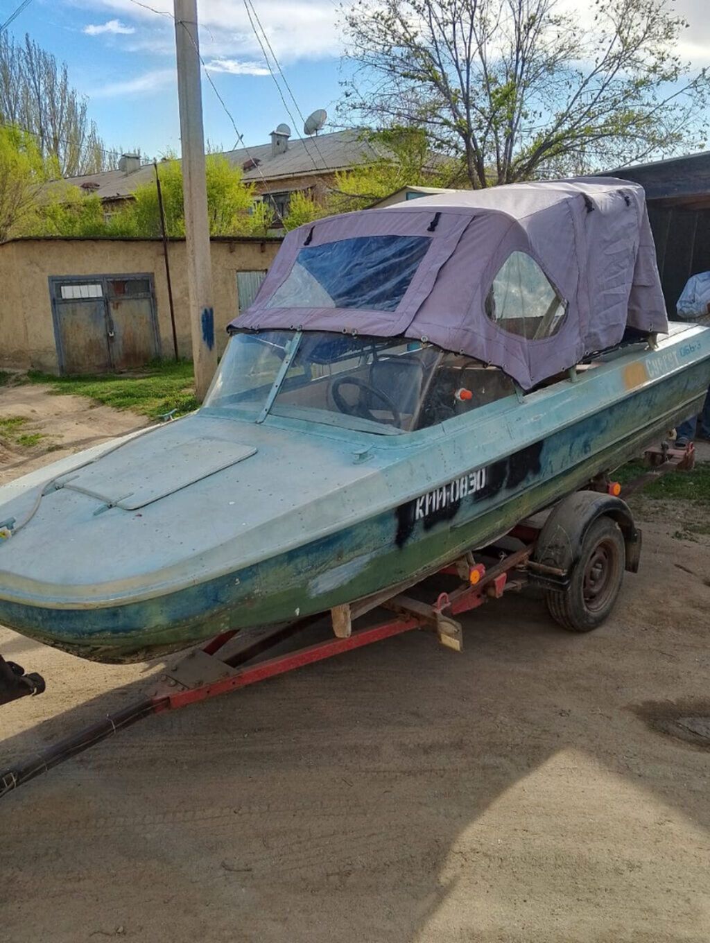 Продаю лодку ОБЬ -3 . Сосотяние отличное. В комплекте — фото 7