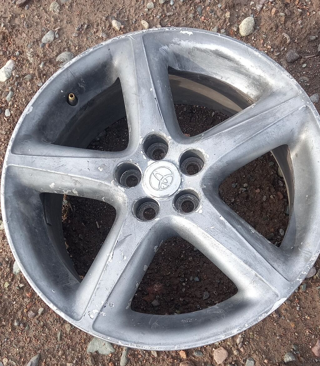 Литые Диски R 17 Toyota, Комплект, отверстий - 5, Б/у: фото 4