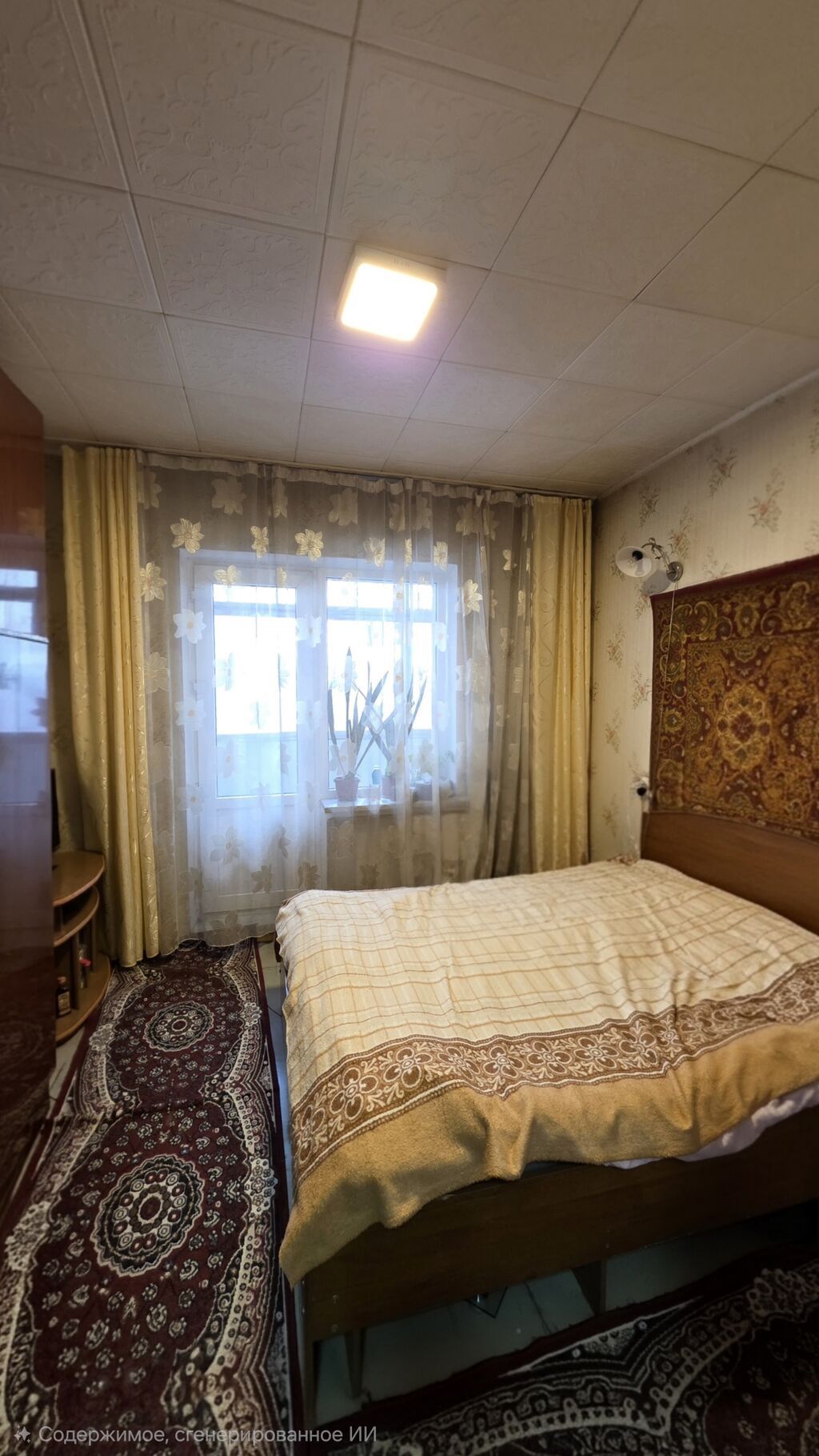 3 комнаты, 65 м², Аламедин-1 мкр 105 серия, 4 этаж, Косметический ремонт: фото 2