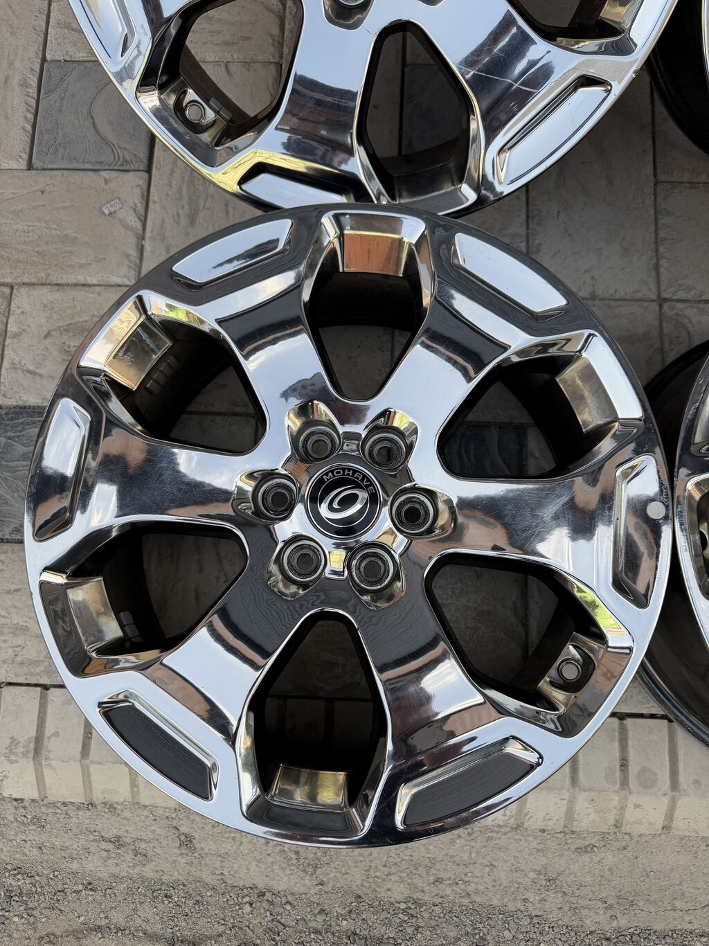 Литые Диски R 18 Kia, Комплект, отверстий - 6, Б/у: фото 4