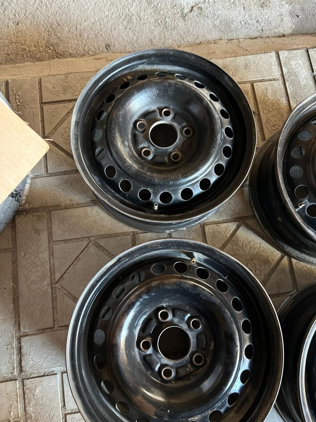 Железные Диски R 15 Honda, Комплект, отверстий - 5, Б/у: фото 4