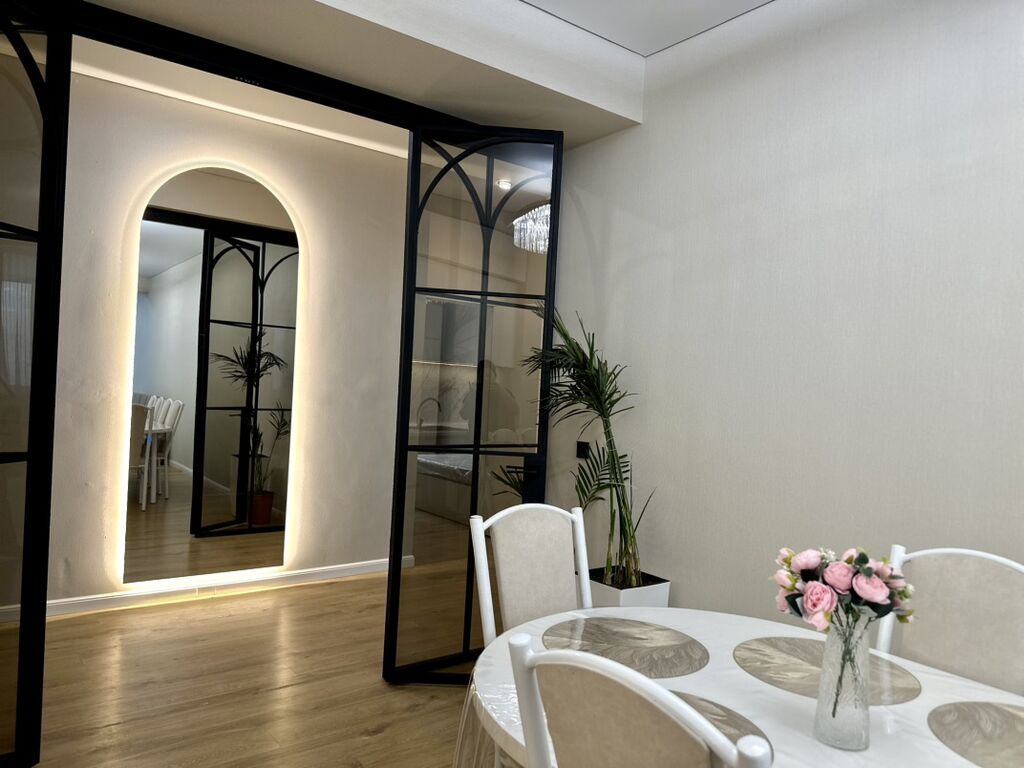 3 комнаты, 83 м², Аламедин-1 мкр Элитка, 6 этаж, Дизайнерский ремонт: фото 8