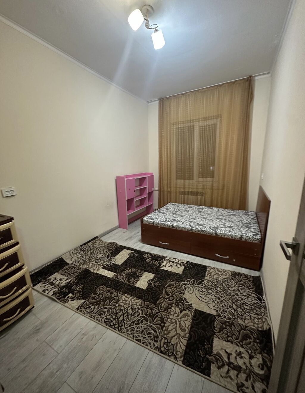 3 комнаты, 69 м², Аламедин-1 мкр 105 серия, 5 этаж, Косметический ремонт: фото 3