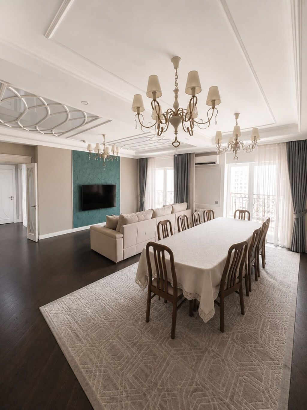 4 комнаты, 150 м², Ала-Арча ТРЦ Элитка, 7 этаж, Евроремонт: фото 8