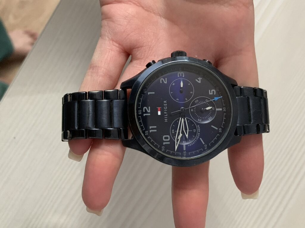 Мужские наручные часы Tommy Hilfiger - Корпус и браслет: стальной — фото 1