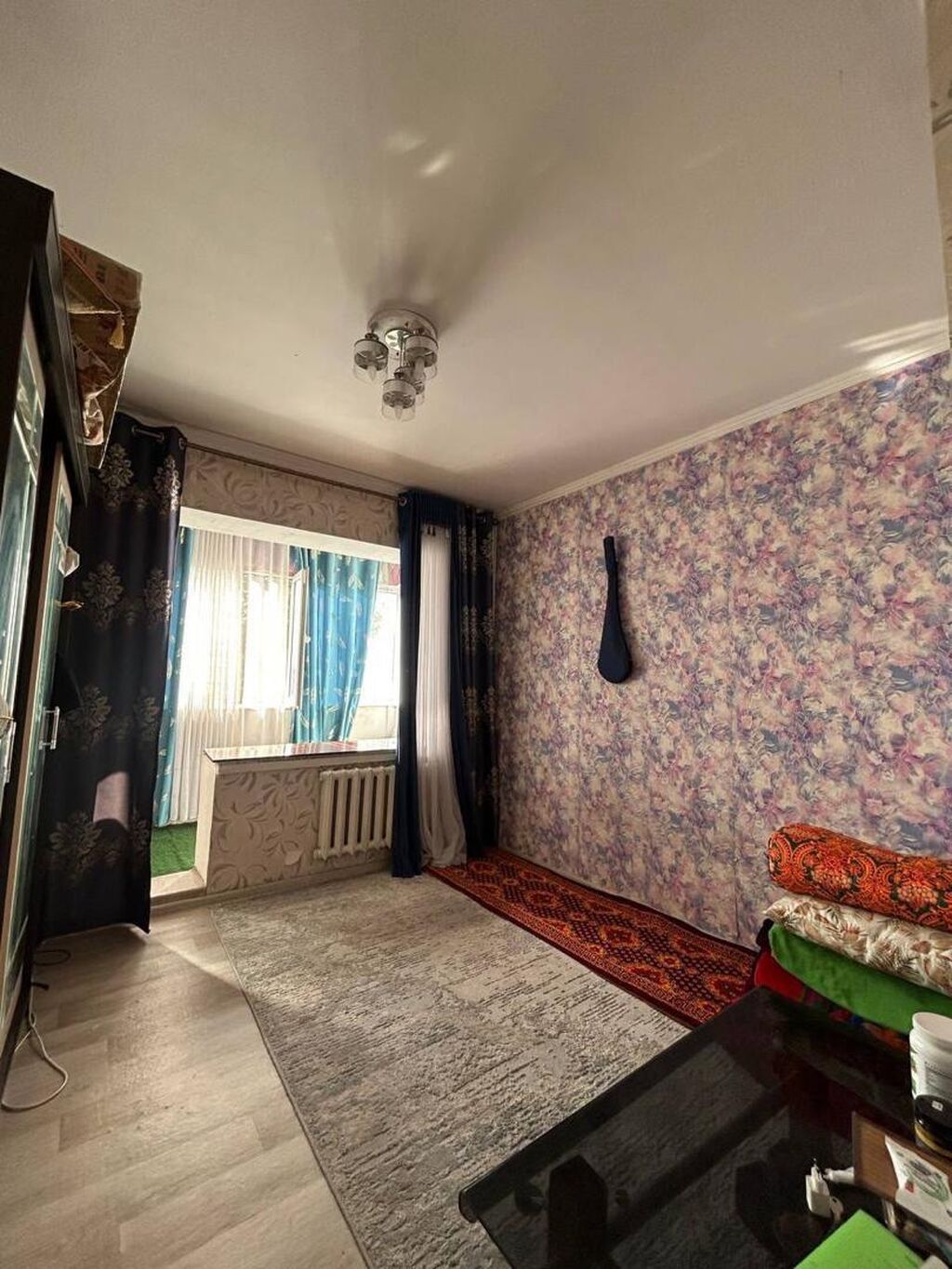 3 комнаты, 62 м², Аламедин-1 мкр 105 серия, 5 этаж, Косметический ремонт: фото 4