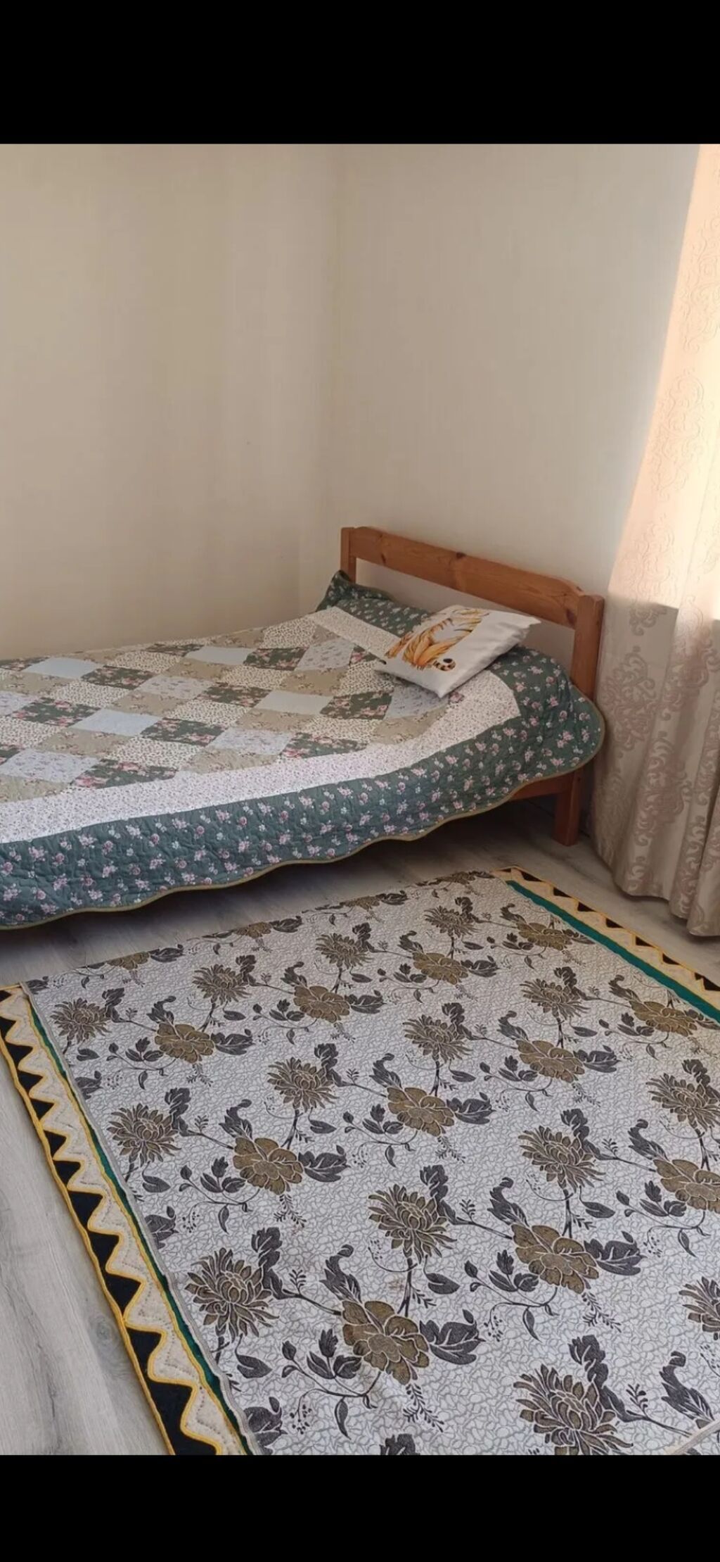 58 м², 3 комнаты, Кудайберген авторынок, Без подселения