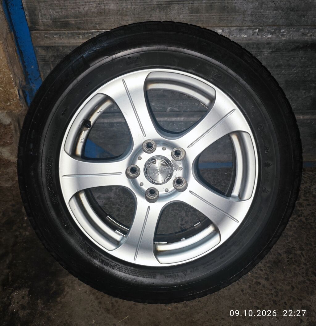 Колеса в сборе 215 / 60 / R 16, Всесезонная, Б/у, Комплект, Легковые, Литые, отверстий - 5: фото 2