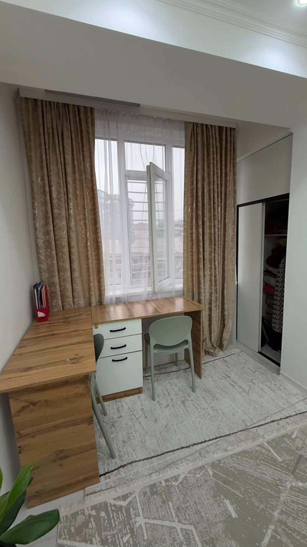 1 комната, 45 м², Элитка, Джал мкр (в т.ч. Верхний, Нижний, Средний) Элитка, 8 этаж, Евроремонт: фото 7