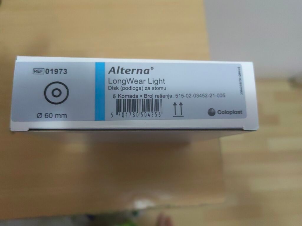 Ostali medicinski proizvodi: Coloplast Alterna – potrošni materijal za stomu - Alterna LongWear