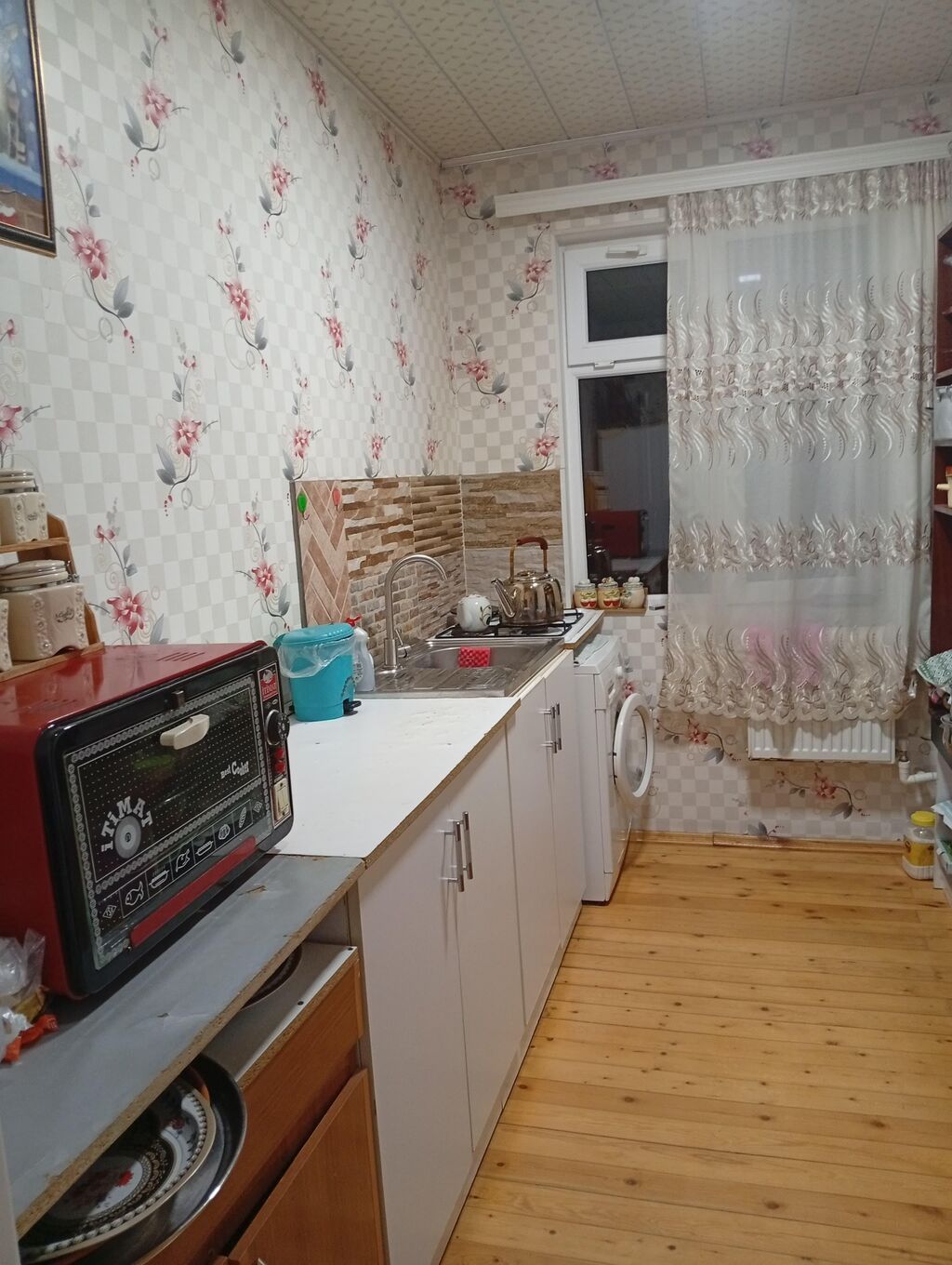 3 otaqlı, 100 kv. m, Yeni təmirli