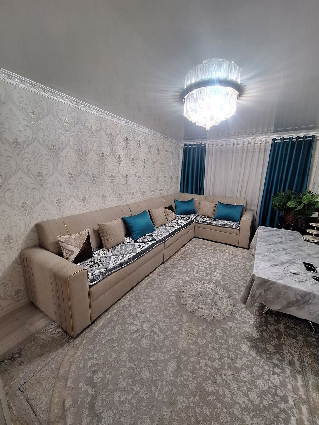 2 комнаты, 42 м², Западный (новый) автовокзал 104 серия, 2 этаж, Евроремонт: фото 2