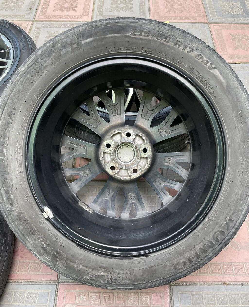 Оригинальные диски KIA K5 хищник R17 5/114.3 7J ET45.5 В: фото 7