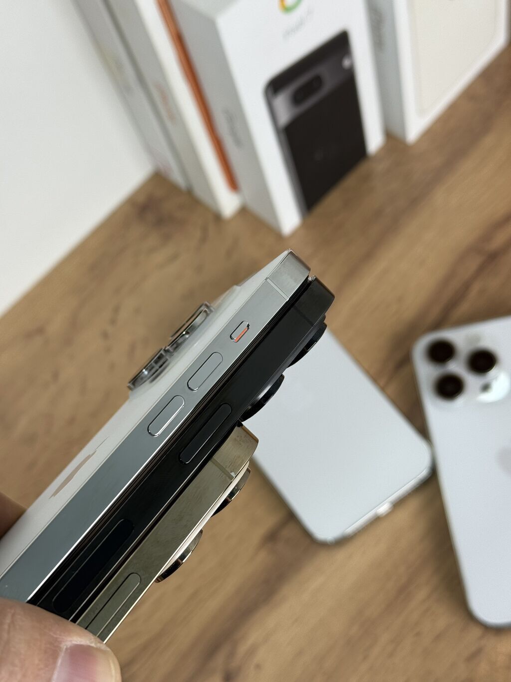 IPhone 14 Pro, Б/у, 512 ГБ, Белый, Защитное стекло, Чехол, 90 %: фото 5